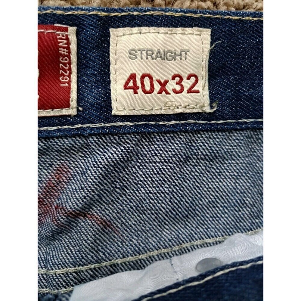 PJ Mark Jeans Mens Size 40x32 Denim Blue Straight Leg - Picture 5 of 9